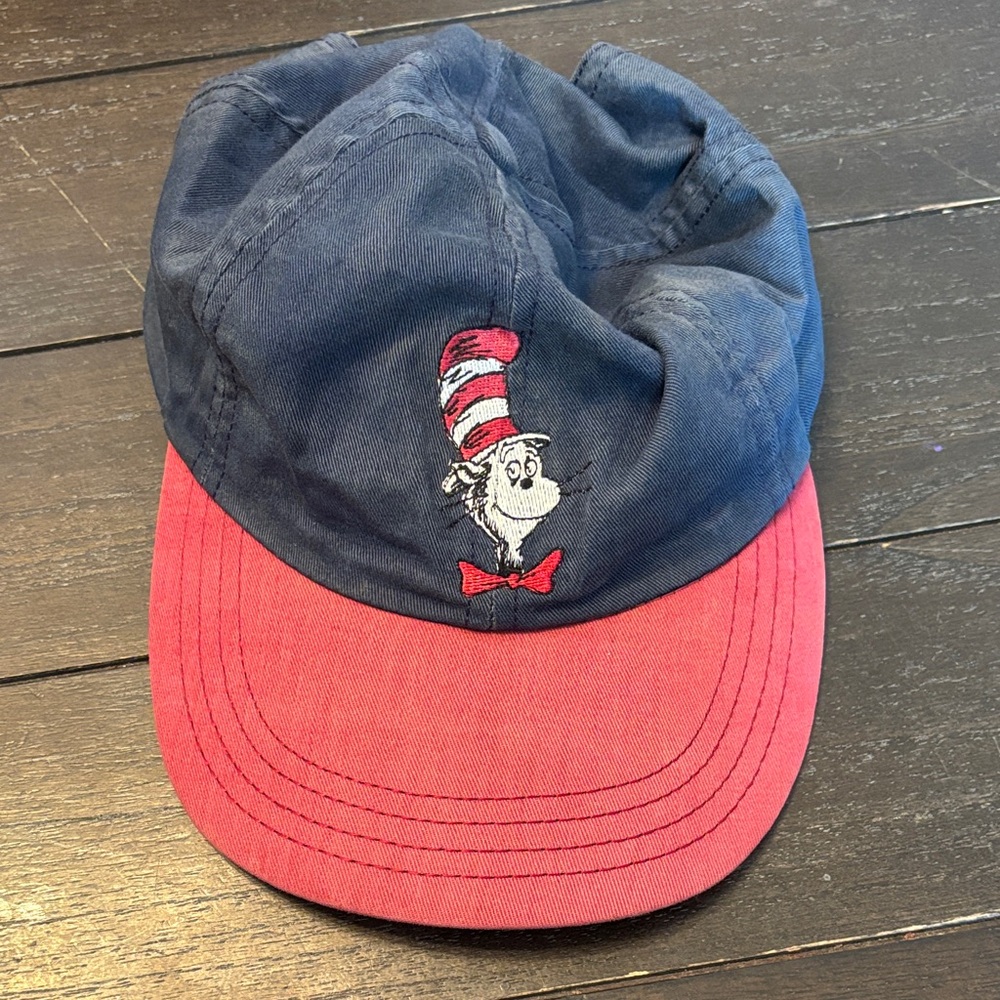 Dr. Seuss Navy Cap with Cat in the Hat Patch